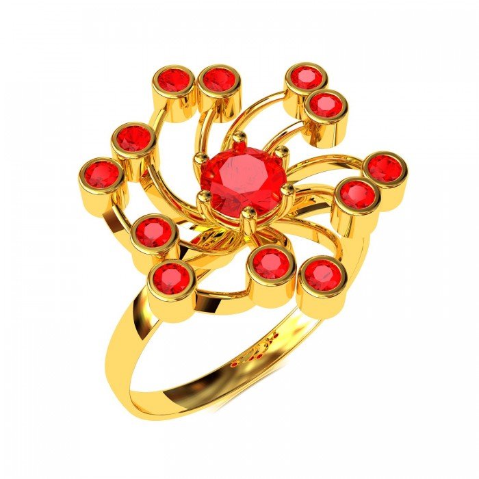 Ruby Cocktail Ring