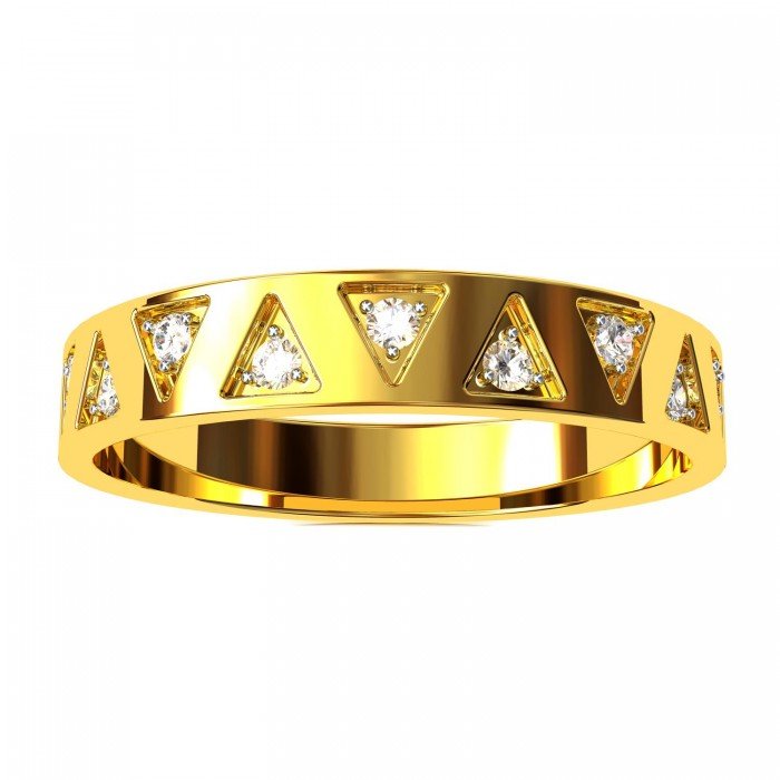 Gold Casual Band Ring