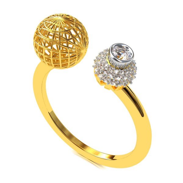 Globe American Diamond Ring Globe American Diamond Ring
