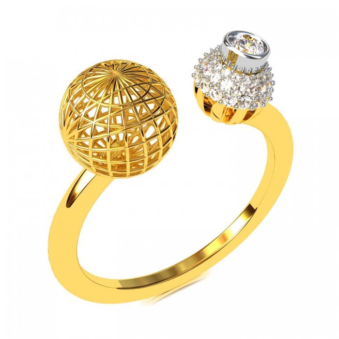 Globe American Diamond Ring