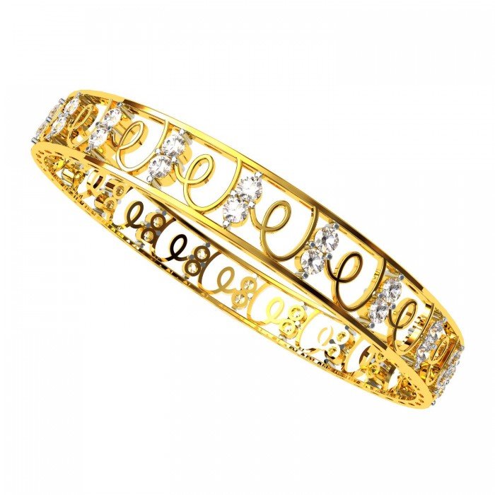 Stylish Diamond Bangle