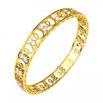 Stylish Diamond Bangle