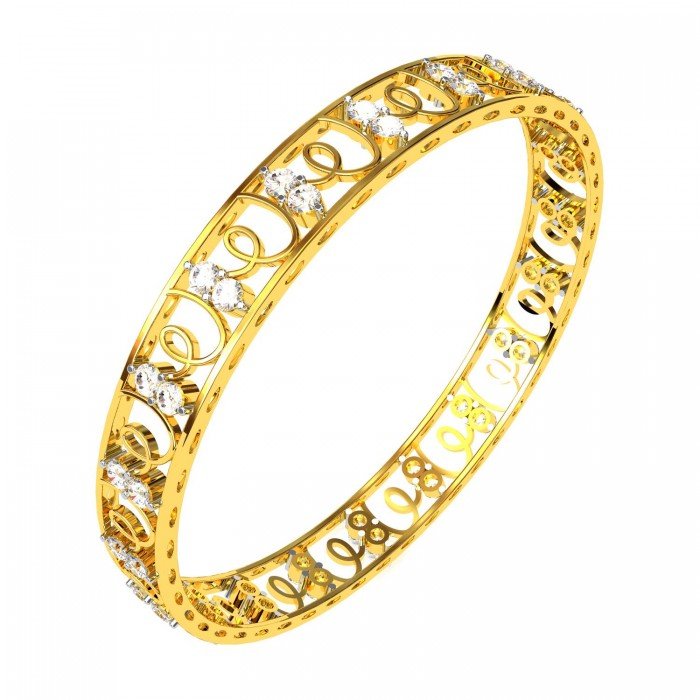 Stylish Diamond Bangle