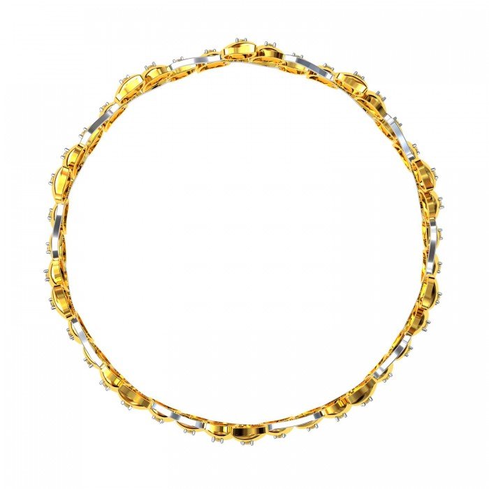 Leaves Diamond Bangle