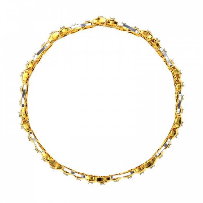 Leaves Diamond Bangle