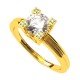 Stylish Solitaire American Diamond Ring
