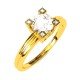 Stylish Solitaire American Diamond Ring