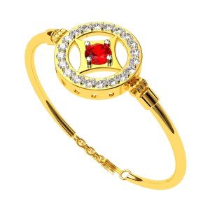 Ruby Diamond Kids Bracelet