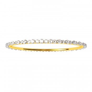 Stylish Single Line Diamond Bangles