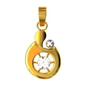 Stylish Solitaire Pendant