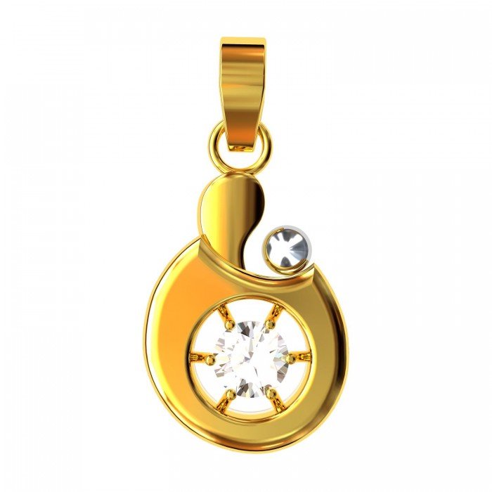 Stylish Solitaire Pendant