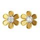 Gold American Diamond Earring