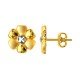 Gold Ball Earring