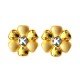 Gold Ball Earring