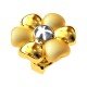 Gold Ball Earring