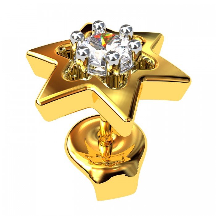 Star American Diamond Earring