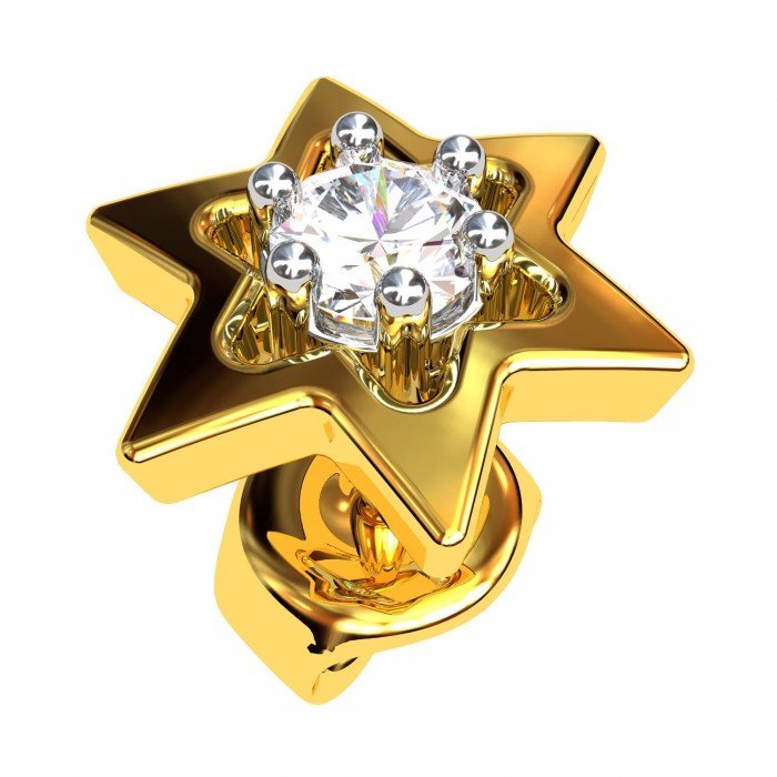 Star American Diamond Earring