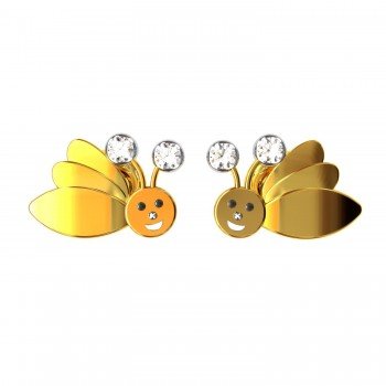 Smile Bee Earring