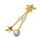 Star Dangling Pearl Earring