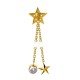 Star Dangling Pearl Earring