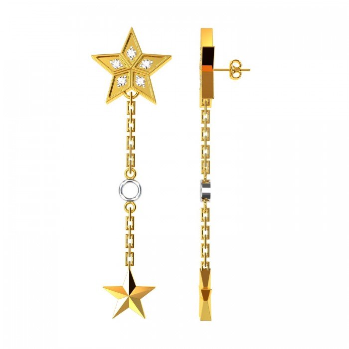 Star Dangling Earring