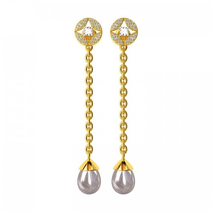 Changeable Gold Drop Earrings