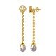 Changeable Gold Drop Earrings