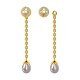 Changeable Gold Drop Earrings