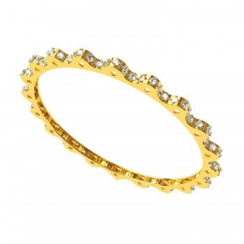 Handcrafted Diamond Bangle