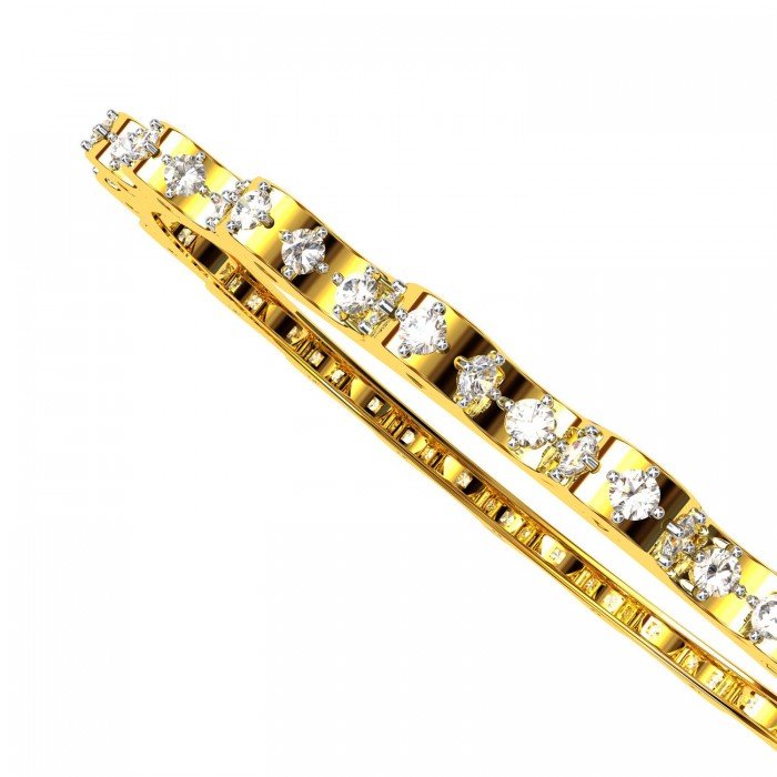 Handcrafted Diamond Bangle