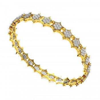 Cluster Diamond Bangle