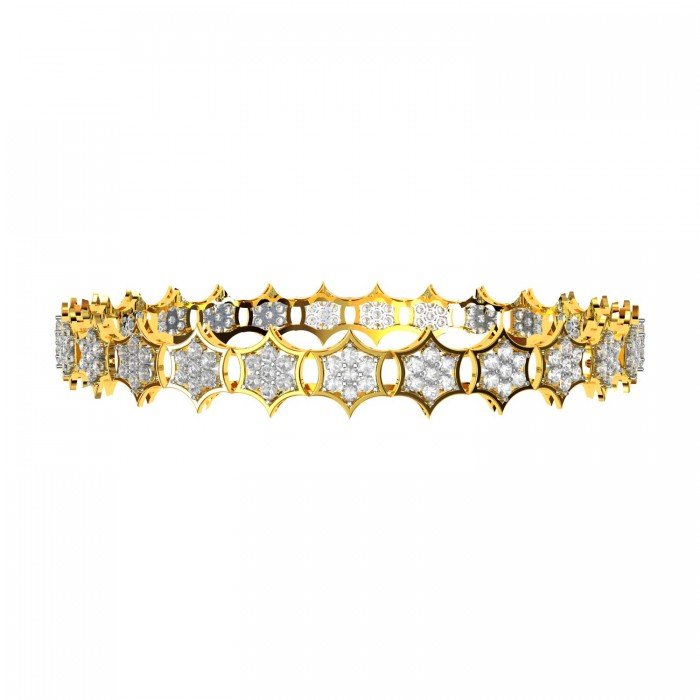 Cluster Diamond Bangle