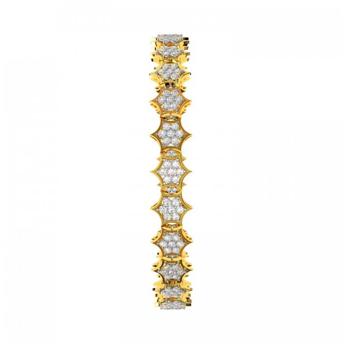 Cluster Diamond Bangle