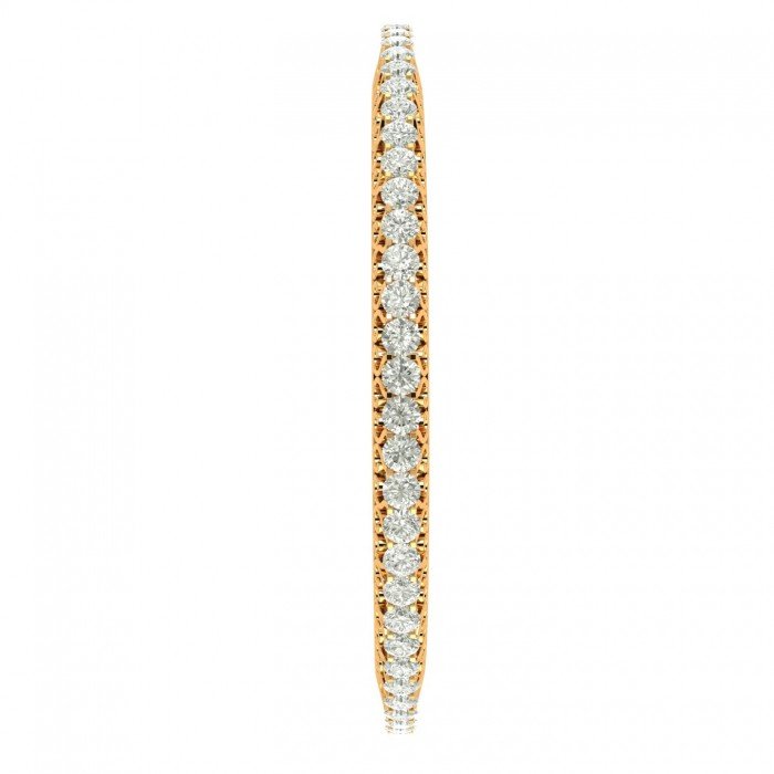 Fashionable Single Line Diamond Bangle