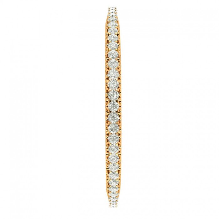 Fashionable Single Line Diamond Bangle