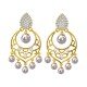 Pearl Chand Earring