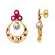 Enamel Chand Earring