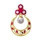 Enamel Chand Earring