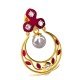 Enamel Chand Earring