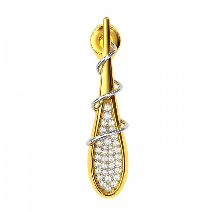 Real American Diamond Earring
