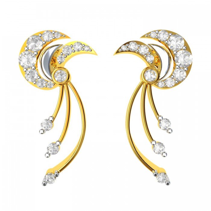 American Diamond Designer Earring