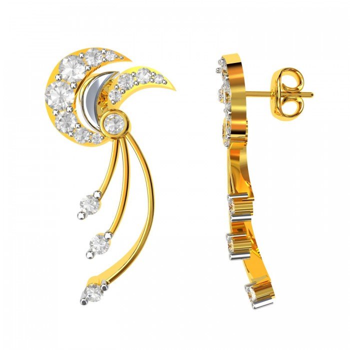 American Diamond Designer Earring