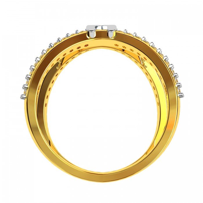 Cross American Diamond Ring