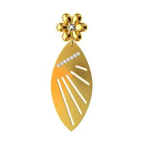 Flower Gold Pendant