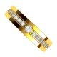 Gold Band American Diamond Wedding Ring