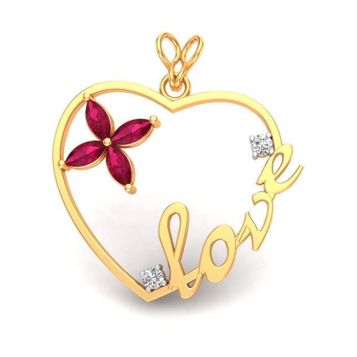 Ruby Love Pendant