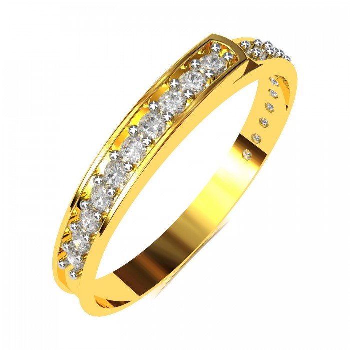 Gold American Diamond Rings