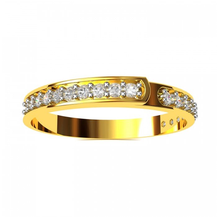 Gold American Diamond Rings