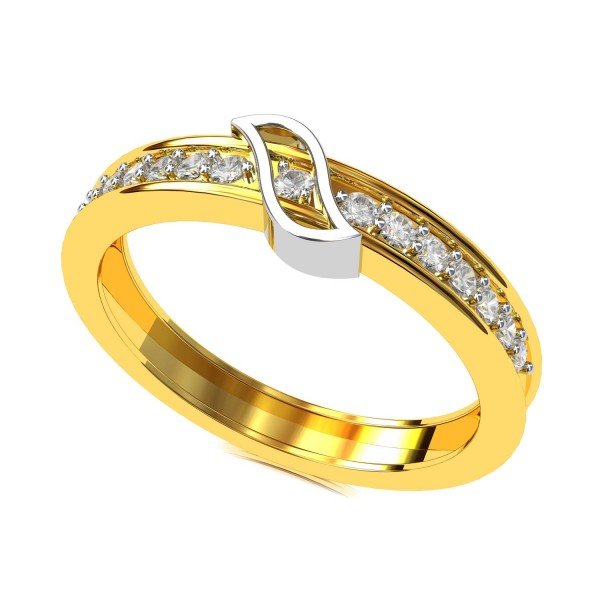 Gold American Diamond Eternity Band Gold American Diamond Eternity Band