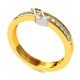 Gold American Diamond Eternity Band